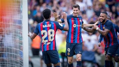 التشكيل الرسمي لمباراة برشلونة ومايوركا في الليجا