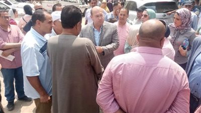 نائب محافظ الجيزة يتابع أعمال تحويل مسار مصرف ناهيا بكرداسة | صور