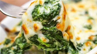 طريقة عمل سبانخ كراتان بالشوفان | فيديو