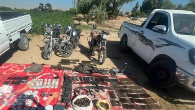 إصابة ضابط شرطة ومصرع عنصر إجرامى شديد الخطورة وضبط آخر عقب تبادل لإطلاق النيران