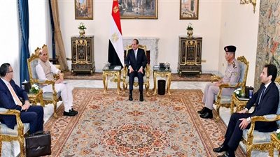  رسالة الرئيس السيسي لوزير دفاع الهند