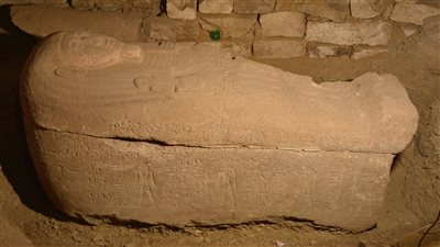 اكتشاف تابوت من الجرانيت لأحد كبار رجال الدولة بعهد رمسيس الثاني