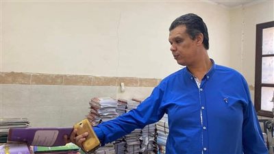 وكيل إدارة تعليم الوراق يطمئن على استعدادات العام الدراسي الجديد | صور