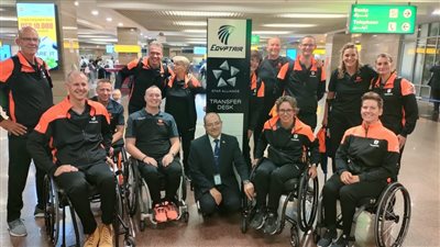 مصر للطيران الناقل الرسمي لفريق NL للكراسي المتحركة لكرة اليد