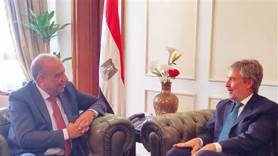 وزير قطاع الأعمال العام يبحث مع السفير الإيطالي تعزيز التعاون المشترك