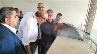 وكيل وزارة التموين يجري جولات ميدانية على مطاحن الإسكندرية