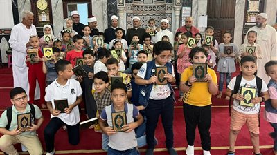 أوقاف كفر الشيخ تكرم الأطفال المتميزين بالبرنامج الصيفي | صور