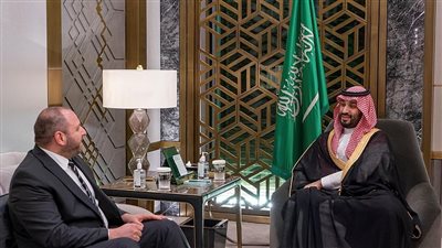 ولي العهد السعودي يستقبل المبعوث الخاص للرئيس الأوكراني