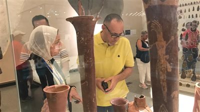 متحف الحضارة يستقبل وفدين من العراق والمنظمة العالمية للملكية الفكرية