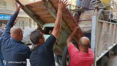  رفع 450 حالة إشغال بكعبيش والكوم الأخضر والمريوطية والمشربية | صور