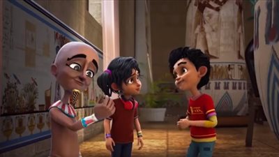 يحيى وكنوز.. أول مسلسل كرتون مصري يكشف للأطفال عراقة الحضارة الفرعونية | فيديو