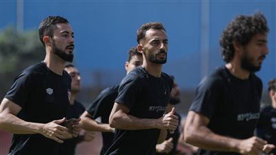 سافيو يشارك في التدريبات الجماعية بمران الأهلى