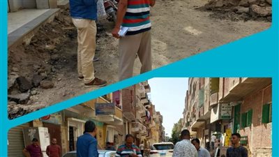 الطرق تنتهي من تطوير صلاح سالم وإصلاح الهبوط الأرضي بالحوامدية |صور