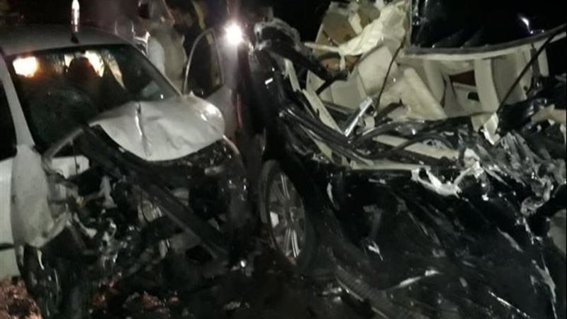  تصادم سيارتين ملاكي