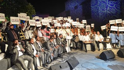 هنا نصلي معا.. رسالة سلام للعالم من احتفالية ملتقى الأديان بمهرجان سماع |فيديو وصور 