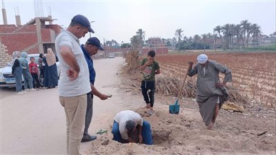 القناة لمياه الشرب تلاحق التوصيلات المخالفة| صور 