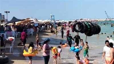 مصايف الإسكندرية: إشغالات 5 شواطئ 100% | صور