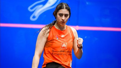 نور الشربيني تتأهل إلى نصف نهائي بطولة مصر الدولية للاسكواش