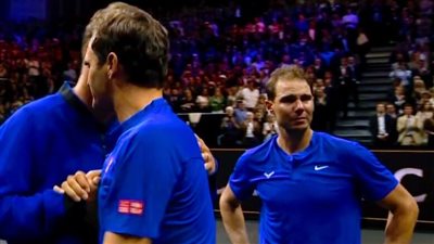 شوبير عن بكاء نادال على اعتزال كوكب التنس فيدرير: عظمة المنافسة في صورة