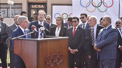 توماس باخ: مقابلة الرئيس كانت مثمرة وأشكر مصر على حفاوة الاستقبال