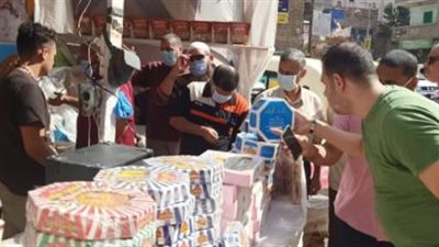 بمناسبة قرب المولد النبوي.. حملات على مصانع ومحلات بيع الحلوى بالجيزة