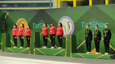 سيطرة مصرية على منصات التتويج ببطولة أفريقيا لجمباز الآيروبيك