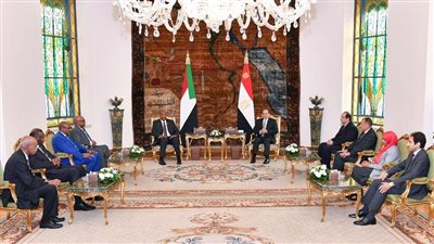 13 صورة ترصد تفاصيل القمة المصرية السودانية بالقاهرة 