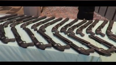 ضبط 17 قطعة سلاح ناري وتنفيذ 401 حكم قضائي بحملة أمنية بأسيوط