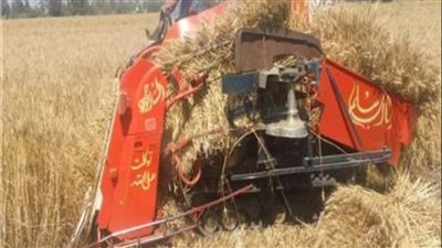 ماكينة ضم الأرز تمزق جسد شاب أثناء إصلاح عطل بدمياط