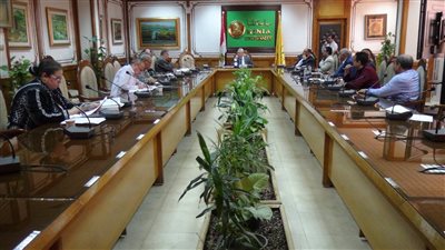 رفع المقررات إلكترونيا.. أهم قرارات مجلس إدارة مركز التعلم المُدمج بجامعة المنيا 