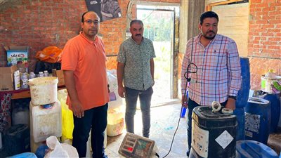 ضبط 6 آلاف لتر بنزين و8 أطنان دقيق وأعلاف في حملات تموينية بالدقهلية