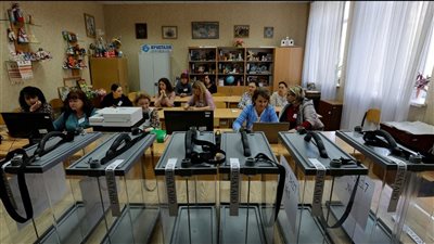 السلطات الموالية لموسكو تعلن نتيجة استفتاء المناطق الأربعة