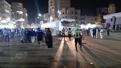 أمن الشرقية: صوت دوى الزقازيق نتيجة انفجار إطار سيارة|صور