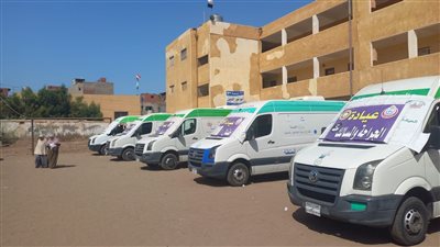 الكشف على 1208 مواطنين فى قافلة طبية مجانية بقرية نجع البارود في قنا