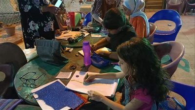 رياضة الإسكندرية تنفذ ورشة عمل للأطفال عن حجر رشيد 