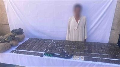 سقوط عنصر إجرامي بحوزة 38 كيلو لمخدري الحشيش والبانجو بالأقصر