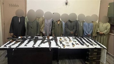 حملة أمنية بأسيوط تضبط 19 قطعة سلاح وتنفذ 512 حكما قضائيا