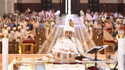  البابا تواضروس يصلي القداس الإلهي في الذكرى الـ ٦٠ لتأسيس أسقفية الخدمات