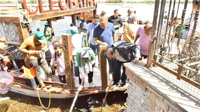 بمشاركة 500 شاب وفتاة.. انطلاق أكبر حملة لتنظيف نهر النيل بأسيوط|صور 