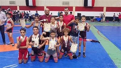 البحيرة تحصد 14 ميدالية متنوعة على مستوى الجمهورية في المصارعة | صور