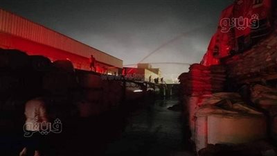 إصابة 5عمال باختناق وسبب اشتعال النيران 
