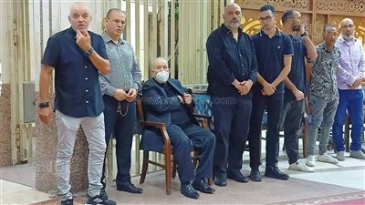 أبو رجيلة ومحمد صلاح ونيمار في عزاء محمد رفاعي بالحامدية الشاذلية | فيديو