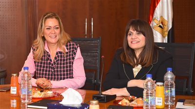 وزيرة الهجرة تستقبل الرئيس التنفيذي للأكاديمية الوطنية للتدريب 