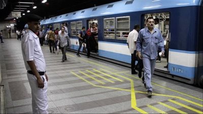 صبرة يتابع حركة تشغيل مترو الأنفاق على مدار اليوم