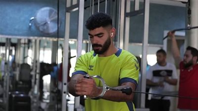 تدريبات بدنية ليد الأهلى داخل الجيم استعدادًا لبطولة أفريقيا للأندية