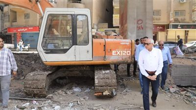 محافظ الجيزة: إنجاز 80% من أعمال تغطية ترعة المريوطية| صور 