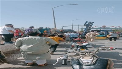 ننشر قائمة المصابين في حادث دهس قطار سيارة بالشرقية |صور