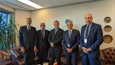 وزير الطيران يلتقى رئيس المجلس الدولي للمطارات وأمين عام المفوضية الإفريقية للطيران