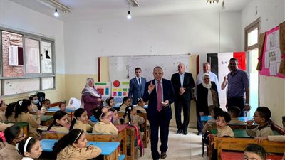 الحصة الأولى عن انتصارات أكتوبر بمدارس كفر الشيخ | صور 