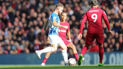 برايتون يتقدم على ليفربول 2-1 في الشوط الأول بالدوري الإنجليزي